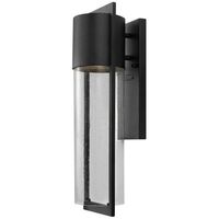  Shelter Entrance Outdoor Wall Light - Black