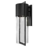  Shelter Entrance Outdoor Wall Light - Black