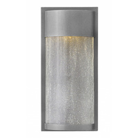  Shelter Entrance Outdoor Wall Light - Hematite