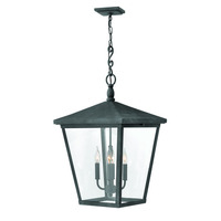  Trellis Hanging Hanging Lantern - Aged Zinc