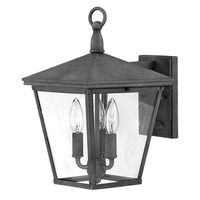  Trellis Entrance Outdoor Wall Light - Aged Zinc