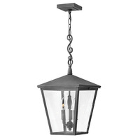  Trellis Hanging Hanging Lantern - Aged Zinc