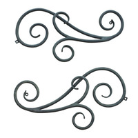  Trellis Decorative Object Accent - Aged Zinc