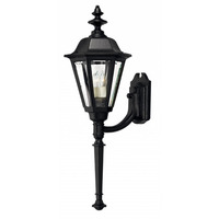  Manor House Entrance Outdoor Wall Light - Black