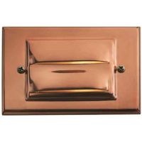  LED Step Louvered Hallway Step Light - Copper