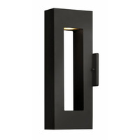  Atlantis Entrance Outdoor Wall Light - Satin Black