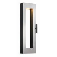  Atlantis Entrance Outdoor Wall Light - Titanium