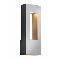  Atlantis Entrance Outdoor Wall Light - Titanium