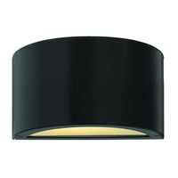  Luna Entrance Outdoor Wall Light - Satin Black