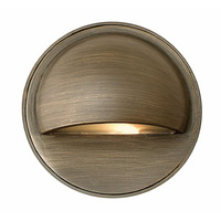  LED Hardy Island Lens Hallway Step Light - Matte Bronze