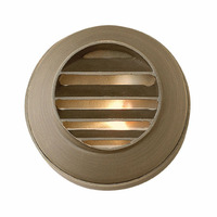  Hardy Island Louvered Hallway Step Light - Matte Bronze