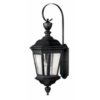  Camelot Entrance Outdoor Wall Light - Black