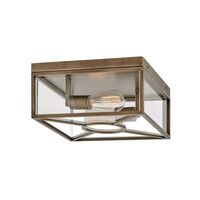  Brixton Entrance Outdoor Wall Light - Burnished Bronze