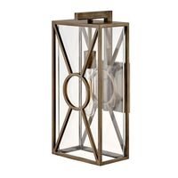  Brixton Entrance Outdoor Wall Light - Burnished Bronze