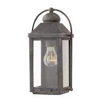  Anchorage Entrance Outdoor Wall Light - Aged Zinc