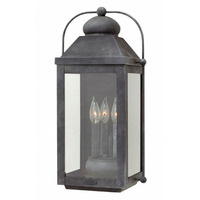  Anchorage Entrance Outdoor Wall Light - Aged Zinc