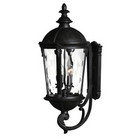  Windsor Entrance Outdoor Wall Light - Black