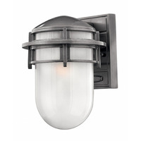  Reef Entrance Outdoor Wall Light - Hematite