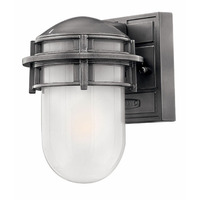 Reef Entrance Outdoor Wall Light - Hematite