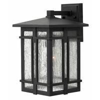  Tucker Entrance Outdoor Wall Light - Museum Black