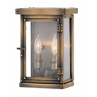  Parkside Entrance Outdoor Wall Light - Dark Antique Brass