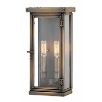  Parkside Entrance Outdoor Wall Light - Dark Antique Brass