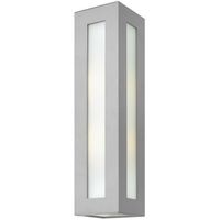  Dorian Entrance Outdoor Wall Light - Titanium