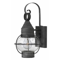  Cape Cod Entrance Outdoor Wall Light - Aged Zinc