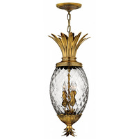  Plantation Hanging Hanging Lantern - Burnished Brass