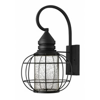  New Castle Entrance Outdoor Wall Light - Black