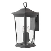  Bromley Entrance Outdoor Wall Light - Museum Black