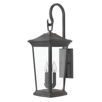  Bromley Entrance Outdoor Wall Light - Museum Black