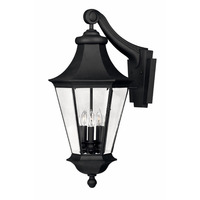  Senator Entrance Outdoor Wall Light - Black