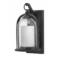  Quincy Entrance Outdoor Wall Light - Aged Zinc