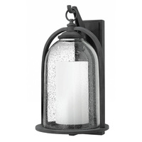  Quincy Entrance Outdoor Wall Light - Aged Zinc