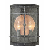  Newport Entrance Outdoor Wall Light - Aged Zinc