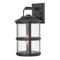  Lakehouse Entrance Outdoor Wall Light - Black