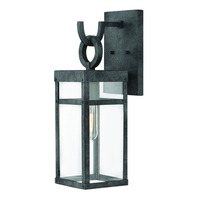  Porter Entrance Outdoor Wall Light - Aged Zinc