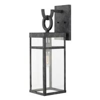  Porter Entrance Outdoor Wall Light - Aged Zinc