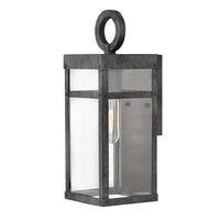  Porter Entrance Outdoor Wall Light - Aged Zinc