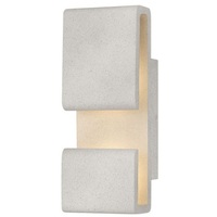  Contour Entrance Outdoor Wall Light - Cement Gray