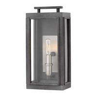  Sutcliffe Entrance Outdoor Wall Light - Aged Zinc