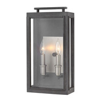  Sutcliffe Entrance Outdoor Wall Light - Aged Zinc