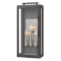  Sutcliffe Entrance Outdoor Wall Light - Aged Zinc