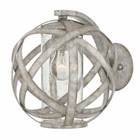  Carson Entrance Outdoor Wall Light - Weathered Zinc