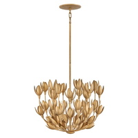  Flora Up Light Pendant Light - Burnished Gold