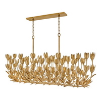  Flora Linear Pendant Pendant Light - Burnished Gold