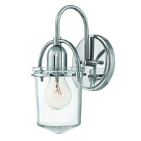  Clancy 1 Bulb Wall Sconce - Polished Nickel