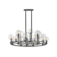  Alchemy Large Foyer Chandelier Chandelier - Black