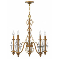  Celine Mid Sized Chandelier Chandelier - Antique Gold Leaf